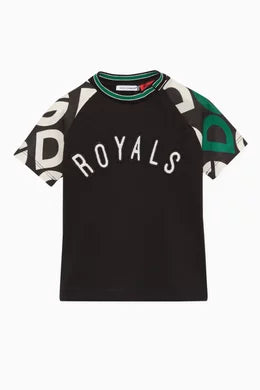 Dolce & Gabbana Green Logomania Royals T-Shirt
