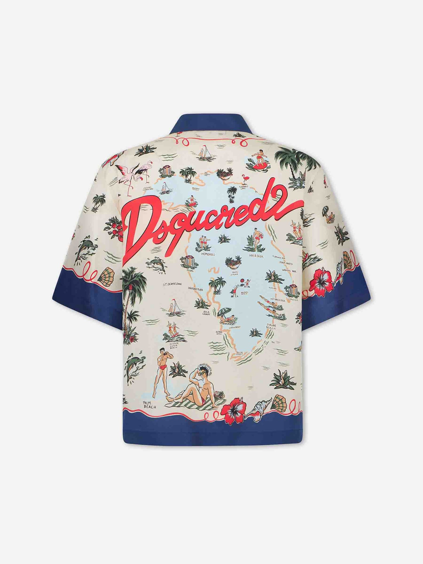 Dsquared2 Aloha Souvenir Print Shirt