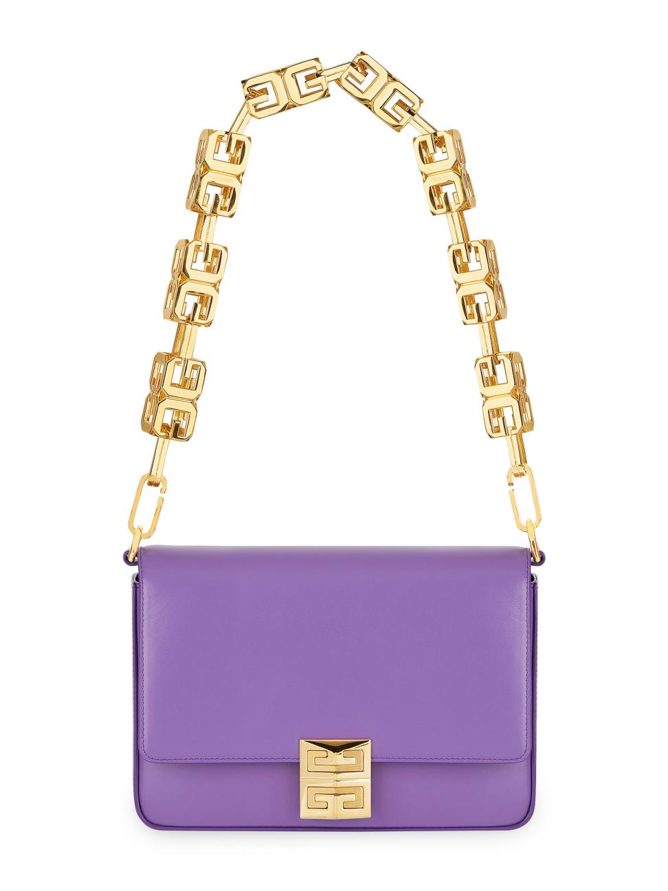 Givenchy Medium G-Cube Chain Leather Crossbody Bag