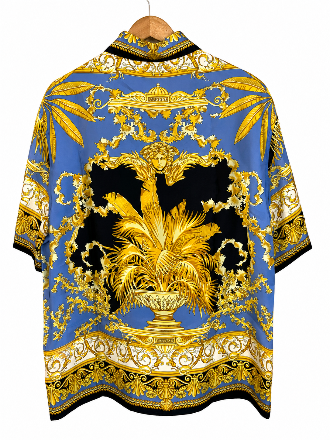 Versace Baroque Print Silk Shirt