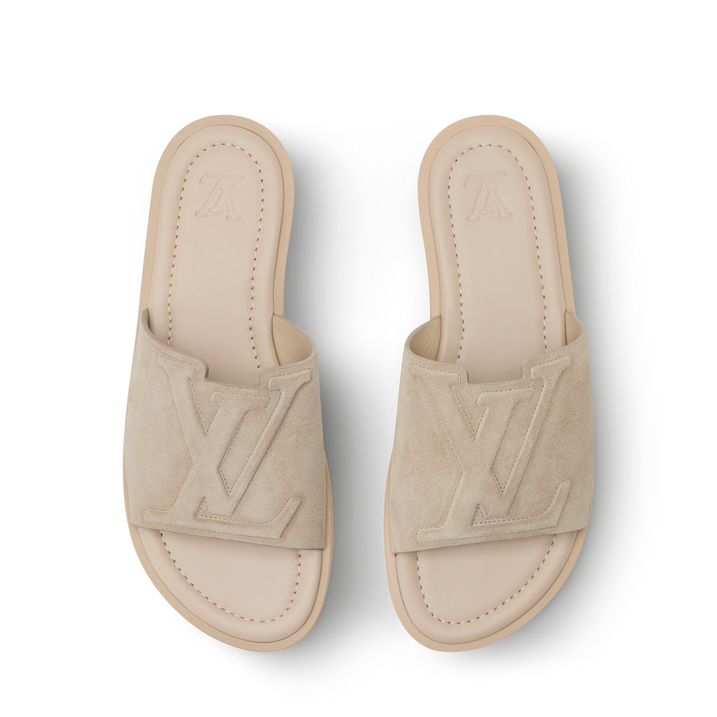 Louis Vuitton Beige Monogram Sandals
