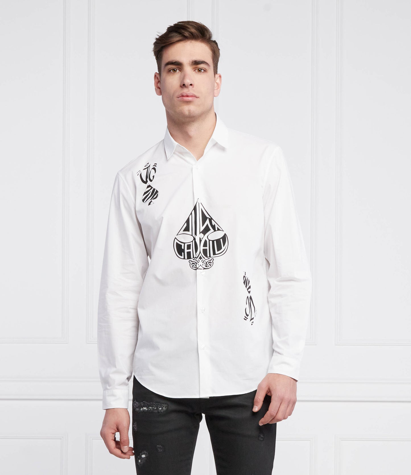 Just Cavalli Regular Fit Shirt White