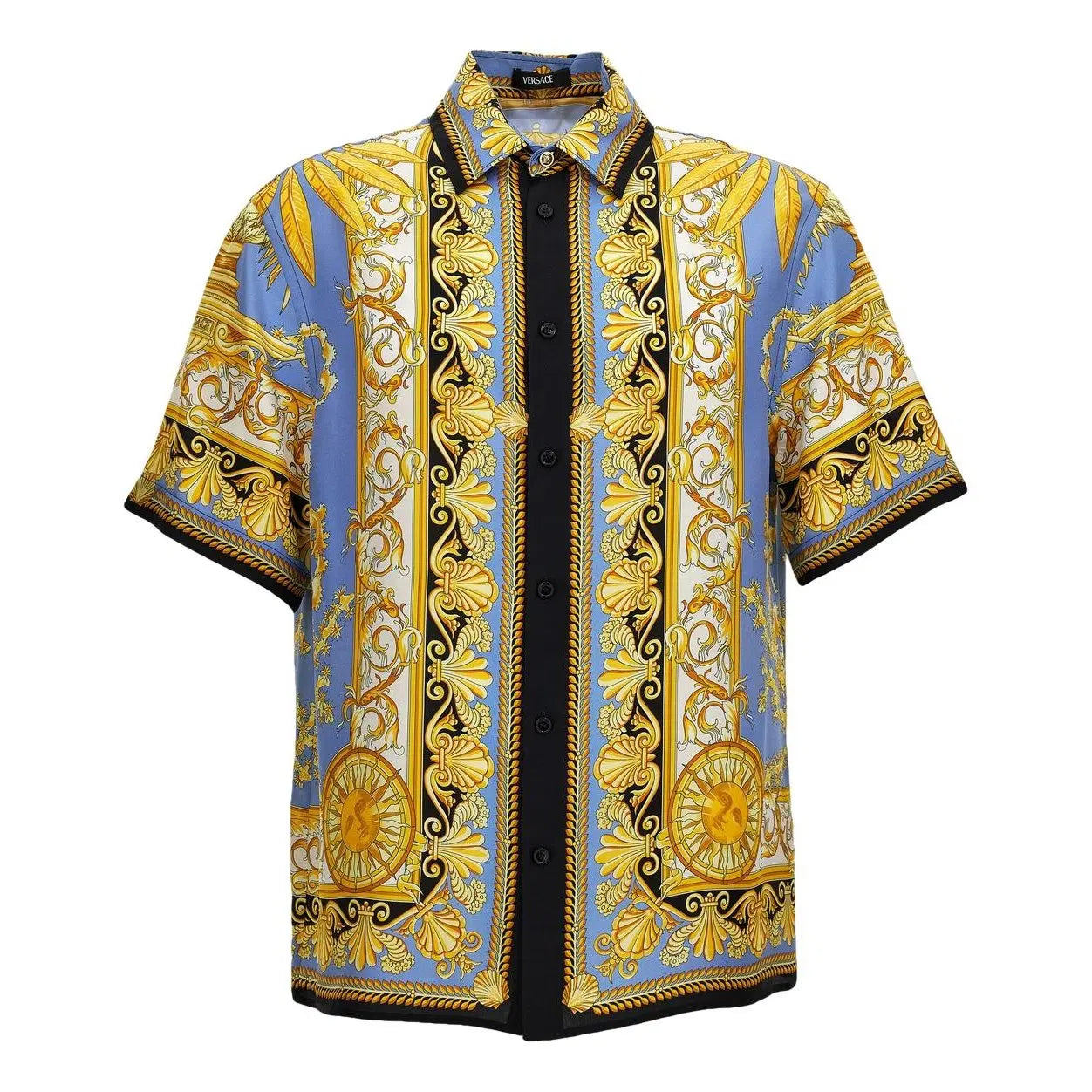 Versace Baroque Print Silk Shirt