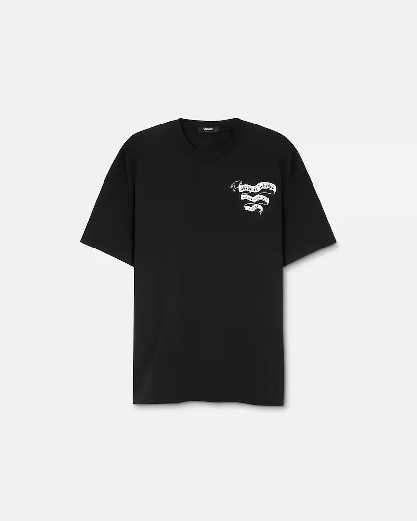 Versace House of Versace Scroll Print T-Shirt