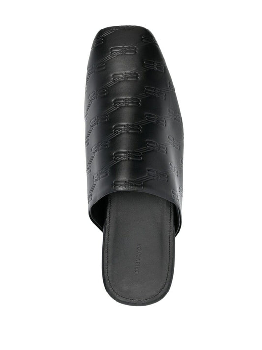 Balenciaga Cosy BB Leather Slippers