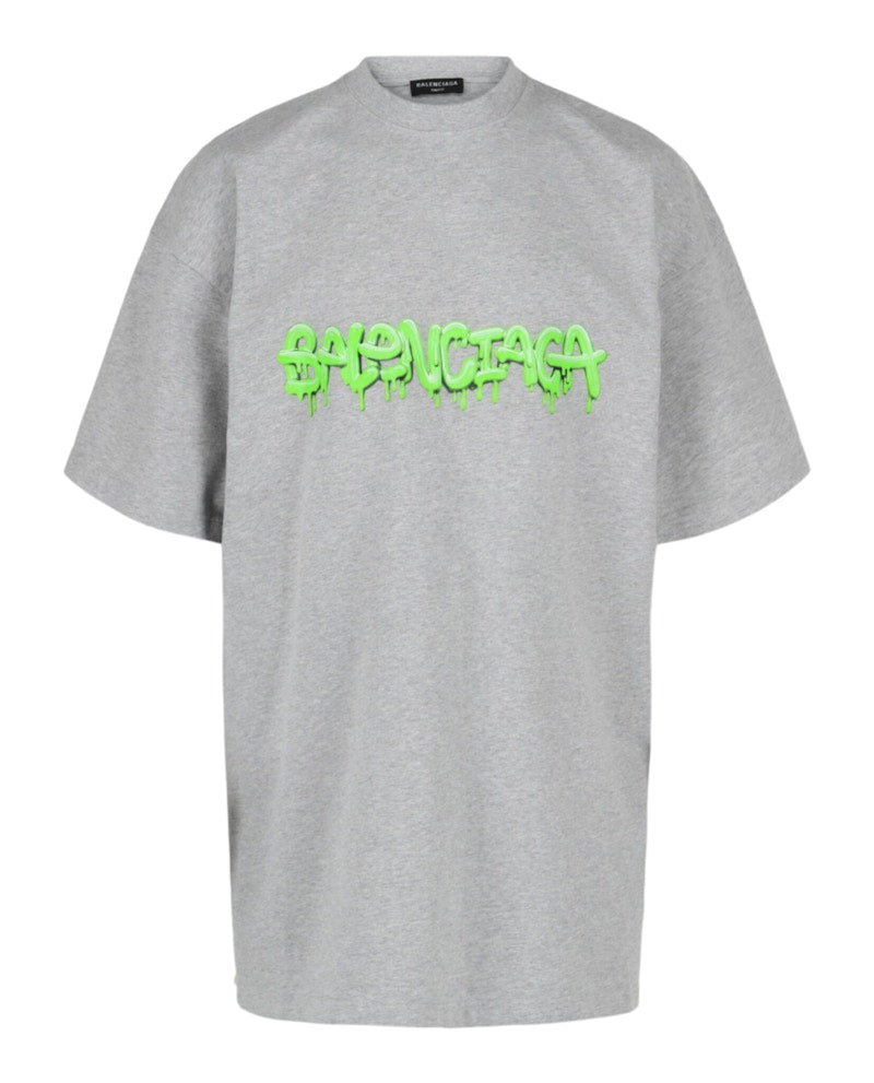 Balenciaga Oversized T-Shirt Heather Grey
