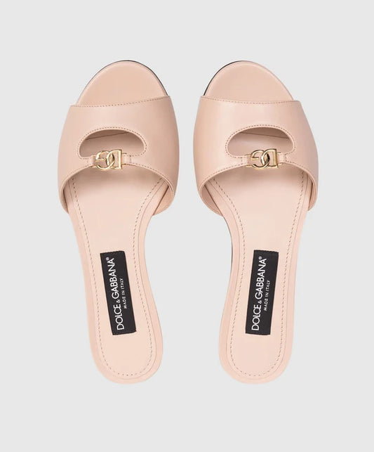 Dolce & Gabbana DG Logo Slide Sandals