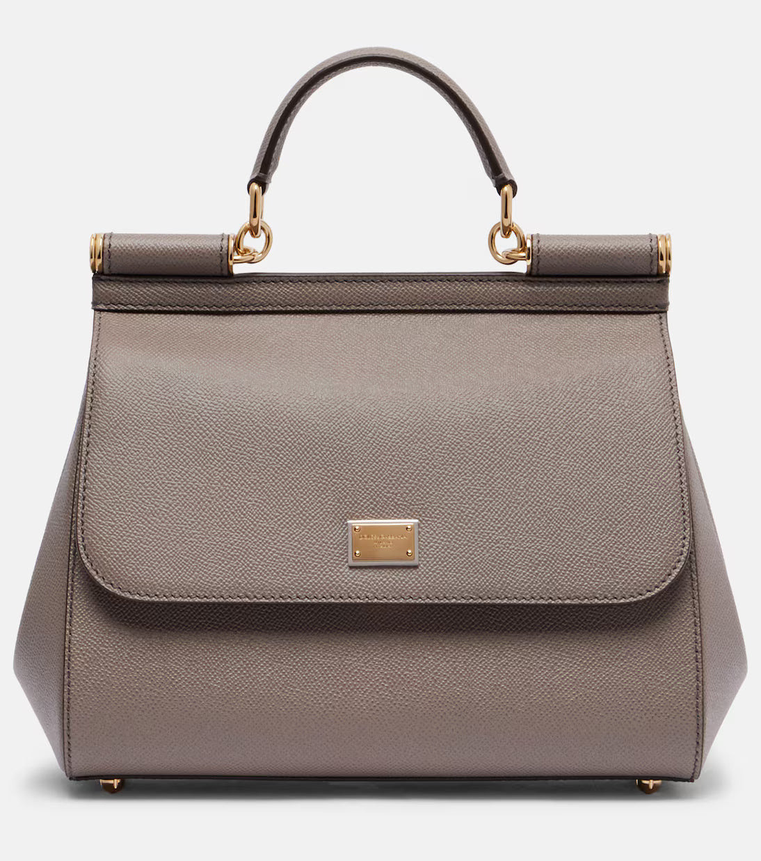 Dolce & Gabbana Sicily Medium Leather Shoulder Bag