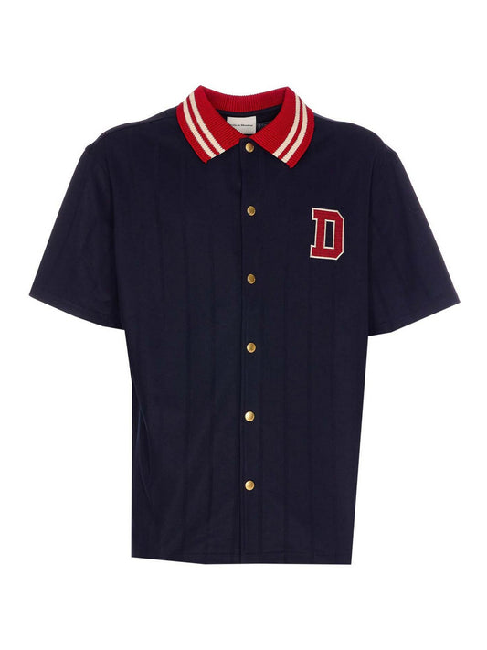 Drôle de Monsieur Navy La Chemise Drôle Sport Shirt