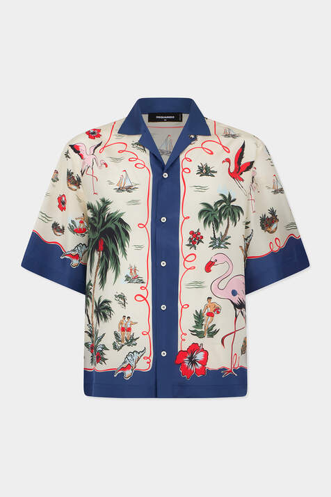 Dsquared2 Aloha Souvenir Print Shirt