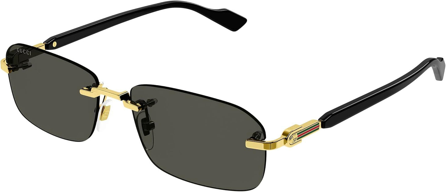Gucci GG1221S Rimless Rectangle Sunglasses