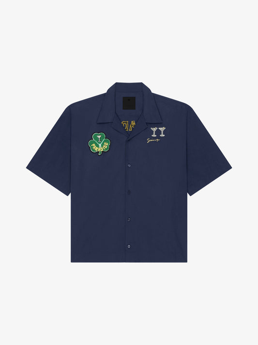 Givenchy Shirt in Poplin with Patches
