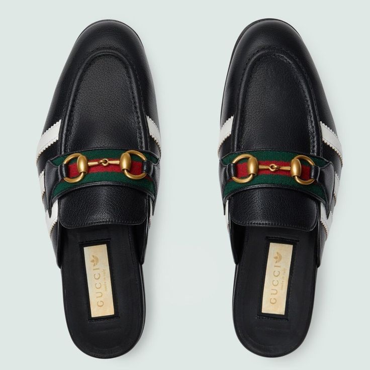 Gucci Horsebit Leather Slippers