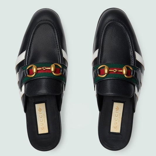 Gucci Horsebit Leather Slippers