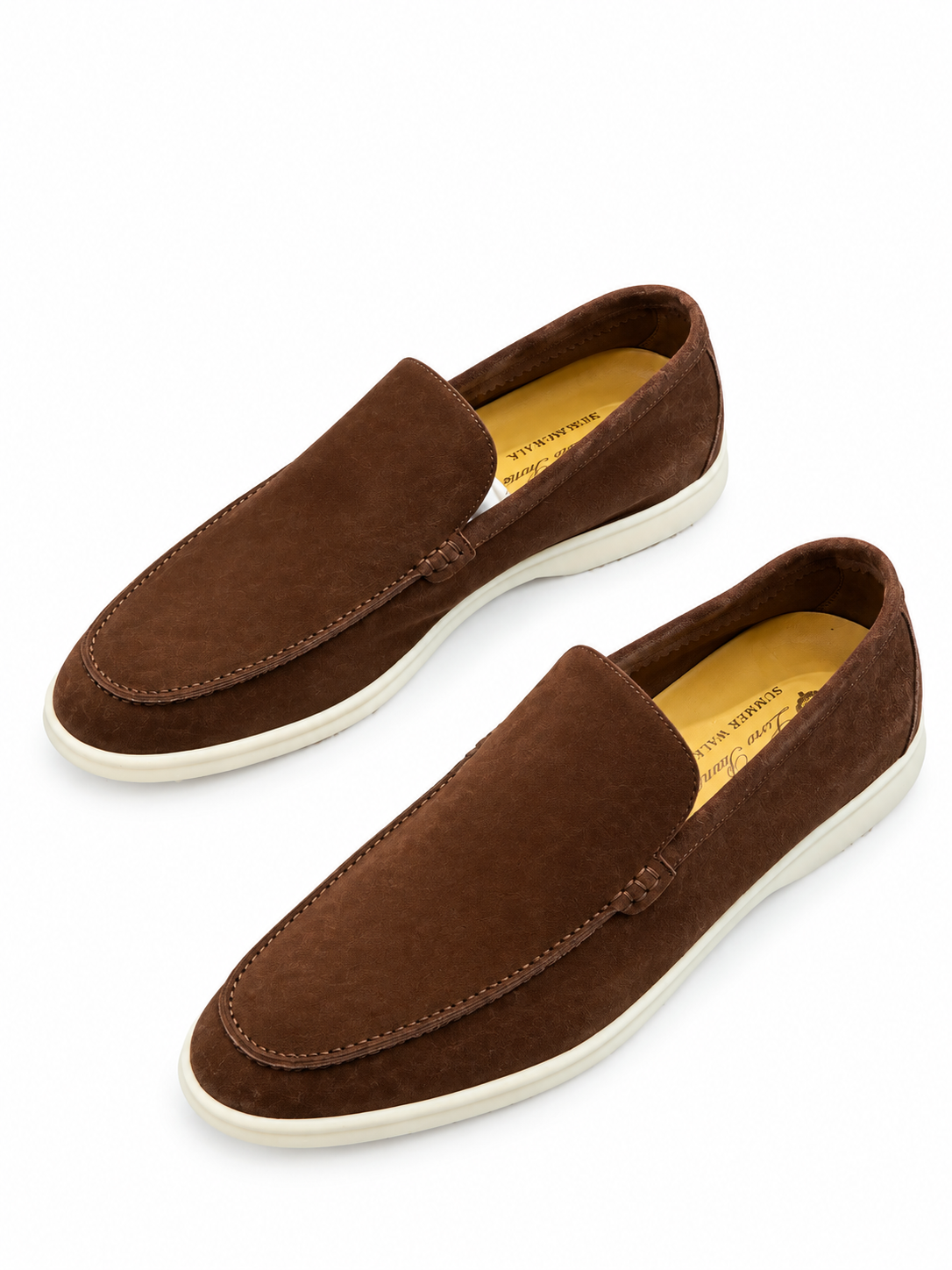 Loro Piana Summer Walk Loafer – Tobacco Brown Suede