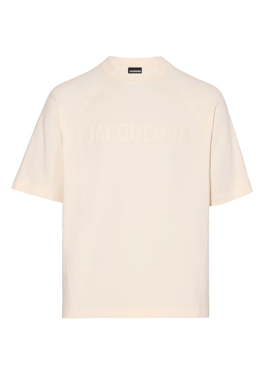 Jacquemus Le T-Shirt Typo — Light Beige