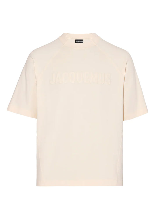 Jacquemus Le T-Shirt Typo — Light Beige