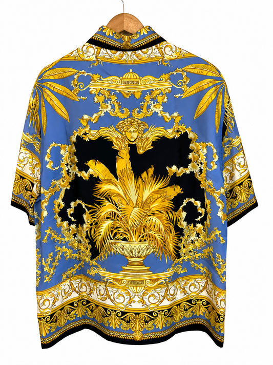 Versace Baroque Print Silk Shirt