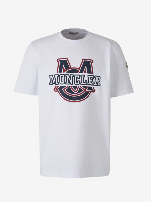 Moncler Cotton Logo T-Shirt White