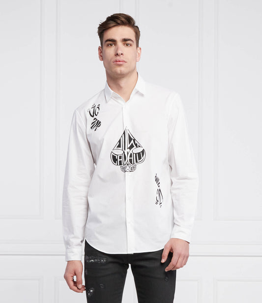 Just Cavalli Regular Fit Shirt White