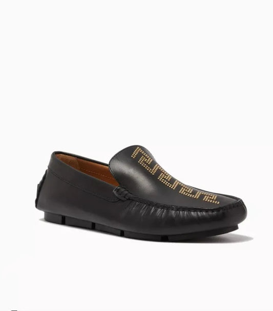 Versace Greca Stud Driver Shoes