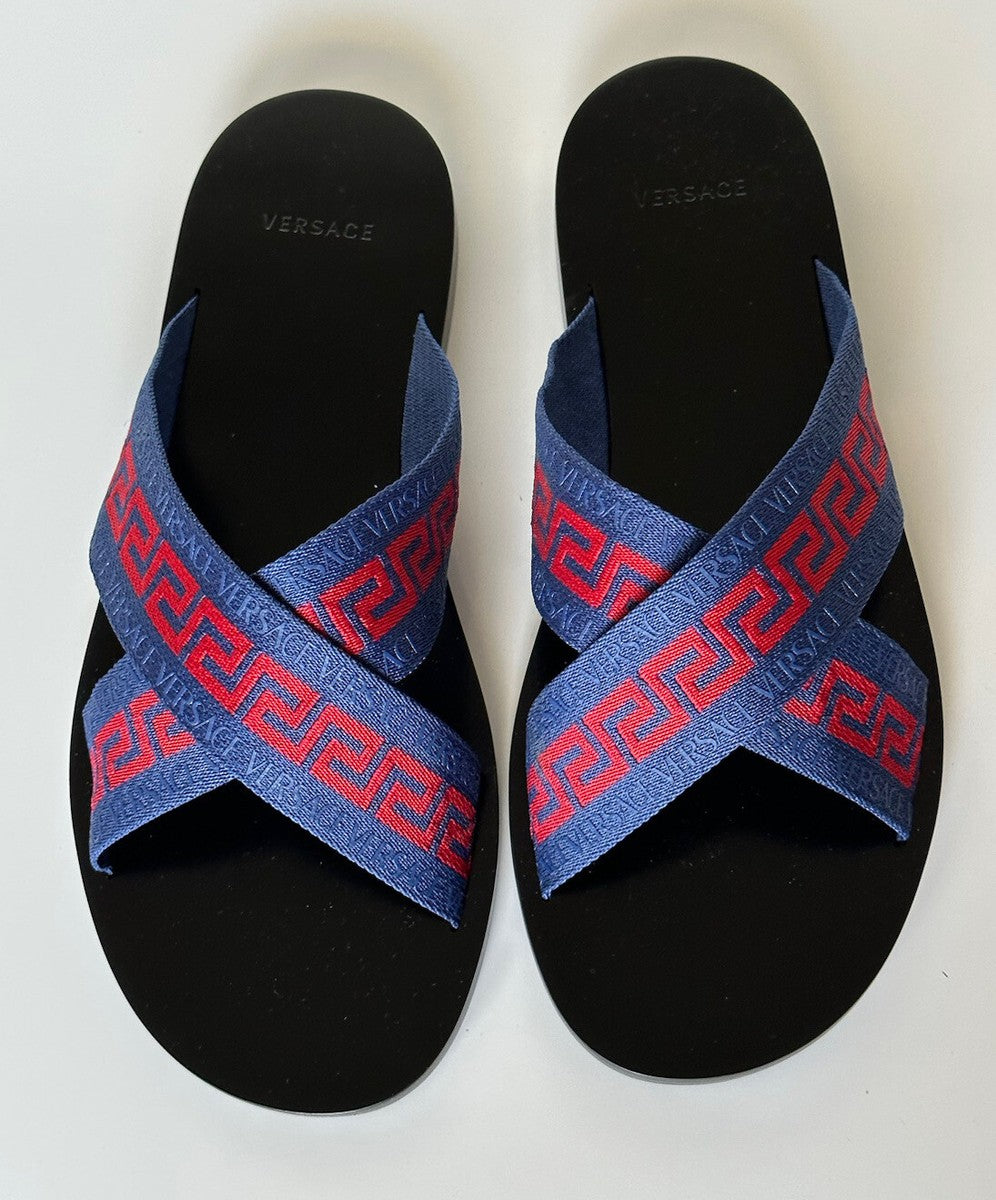 Versace Greca Crisscross Sandals