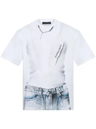 Y/Project Graphic Print T-Shirt White