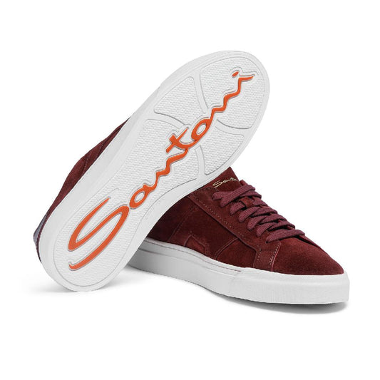 Santoni DBS Sneakers Burgundy Suede